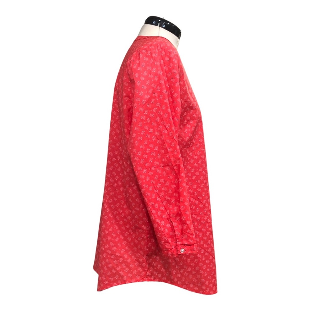 Red Patterned Blouse - Picture 3 of 9